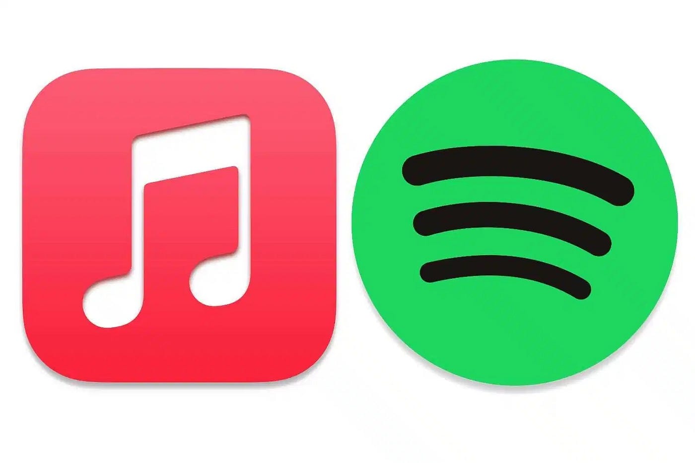 Apple Music and Spotify chart performance